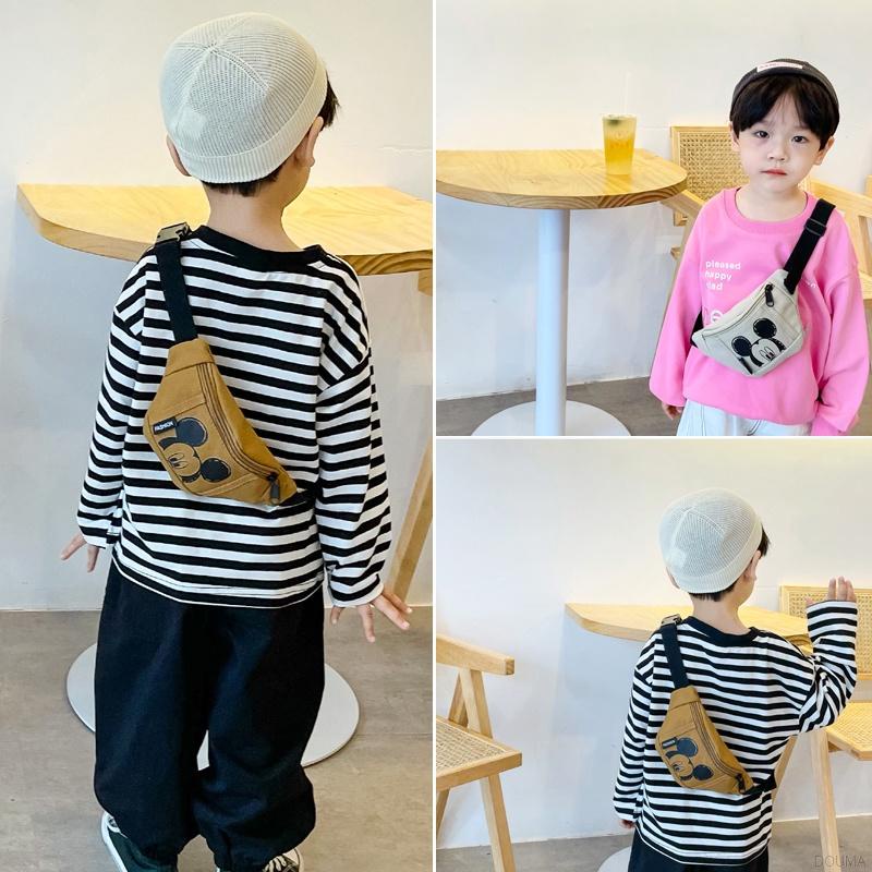 Túi đeo chéo ngực họa tiết hoạt hình phong cách hàn quốc cho bé