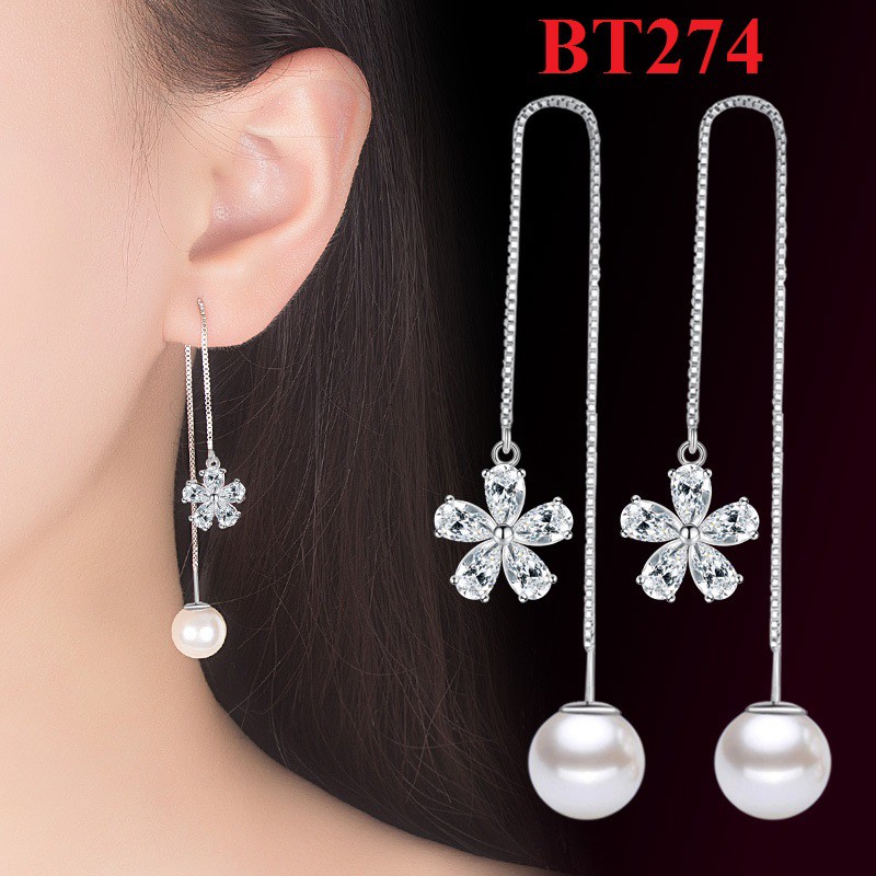 Bộ Trang Sức Tự Chọn 3 Món: Dây Chuyền, Lắc tay và Bông Tai Phong Cách Hàn Quốc BTS124