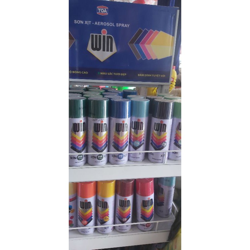 SƠN XỊT WIN CAO CẤP (đủ màu)