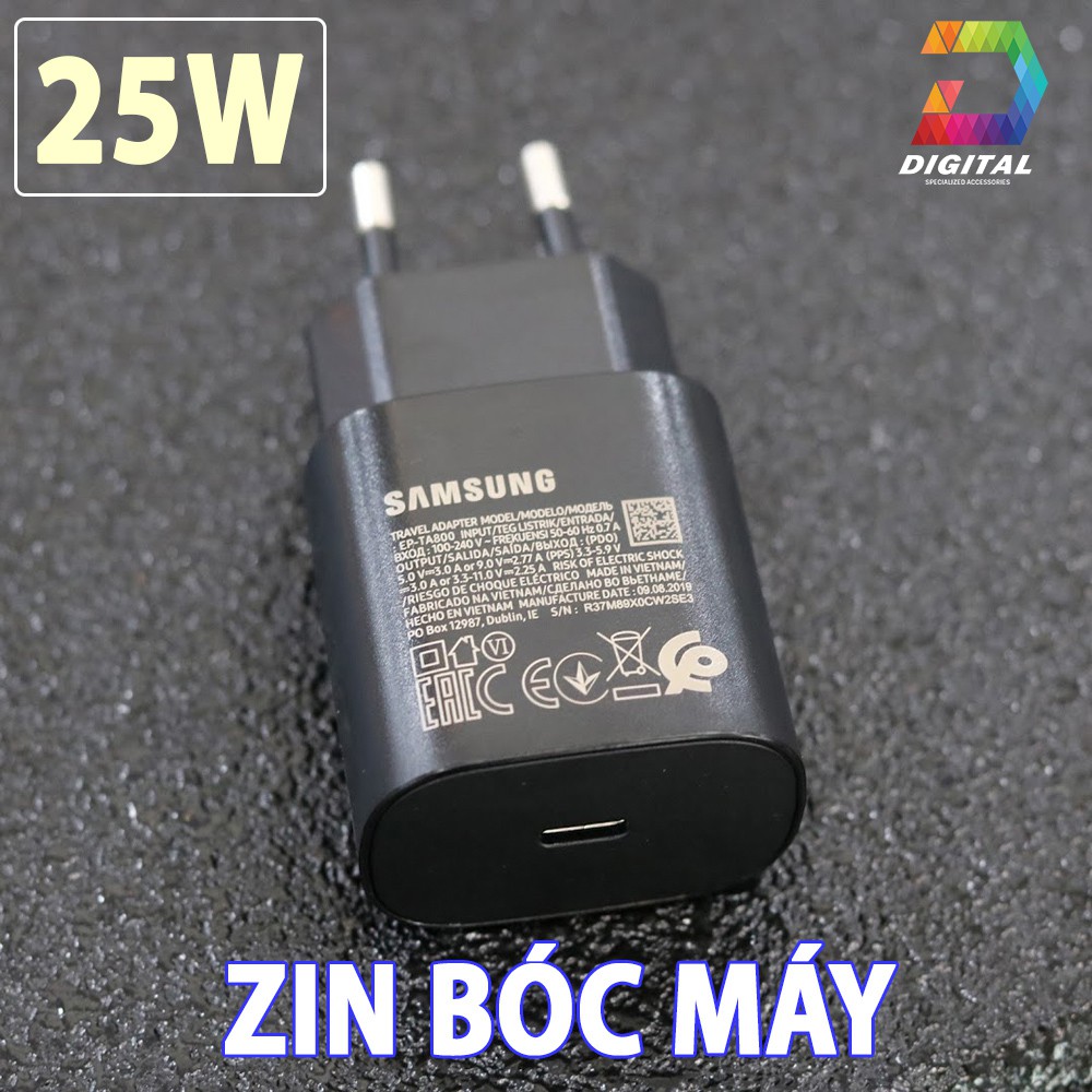 Củ Sạc Nhanh Samsung 25W PD Type C Chính Hãng Zin Bóc Máy