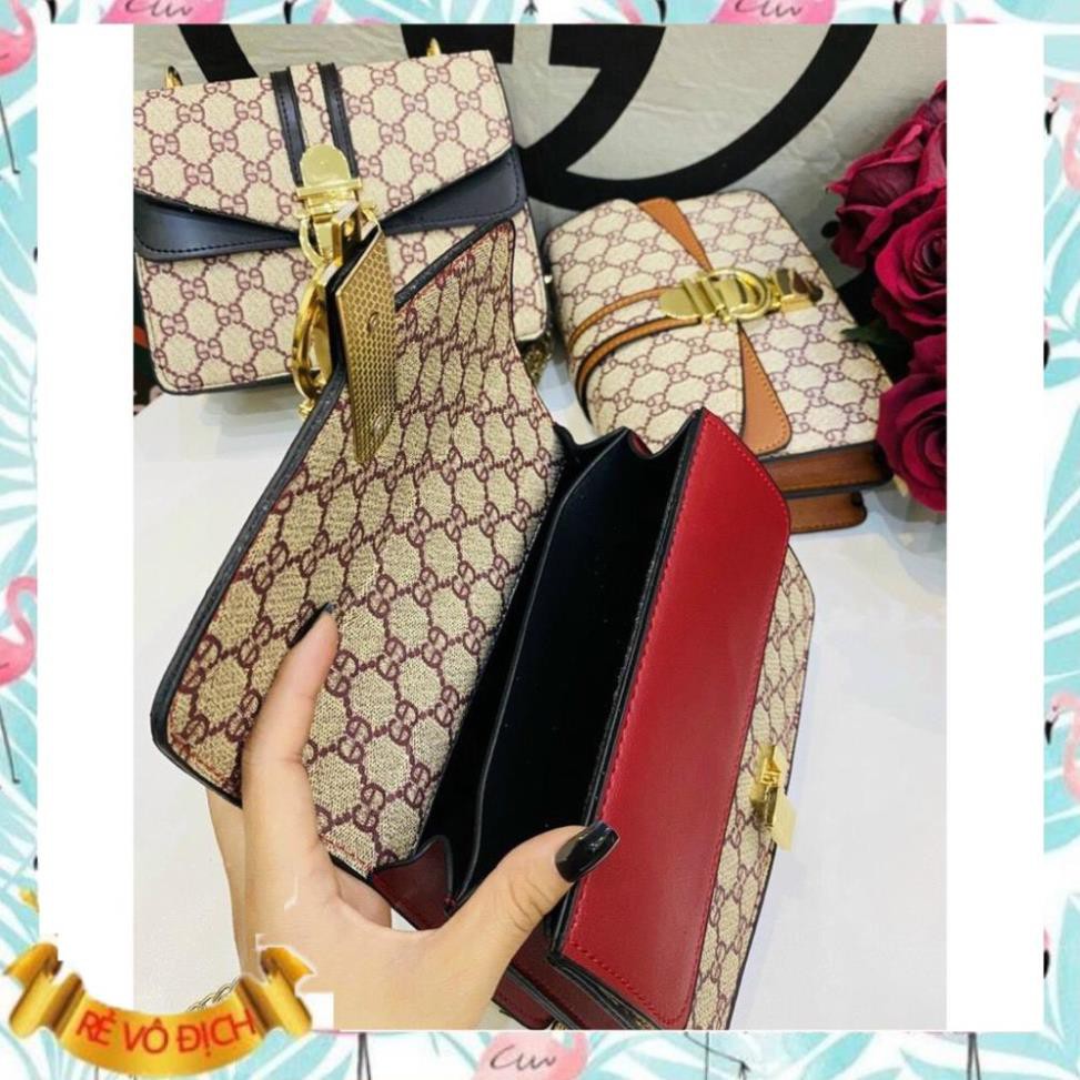 Hàng Cao Cấp -  Túi đeo chéo- túi xách nữ dây xích thời trang - shop chịu ship 100%