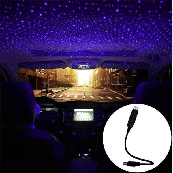 Đèn trang trí laser 5V có thể sử dụng trong phòng khách hoặc trên xe oto sử dụng điện 5V an toàn