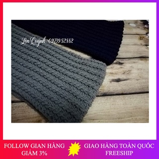 Khăn len ống đan tay