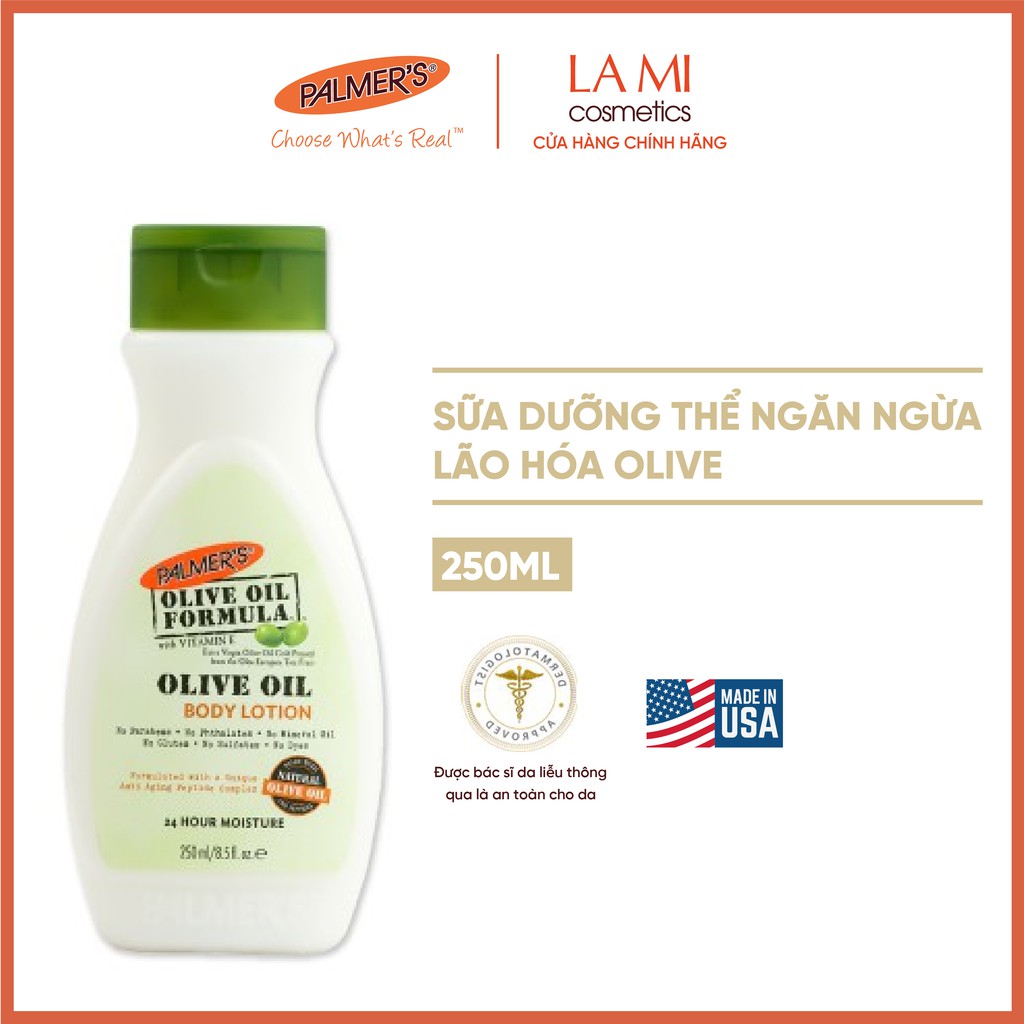 Sữa dưỡng thể dưỡng mềm da Olive Palmer's 250ml