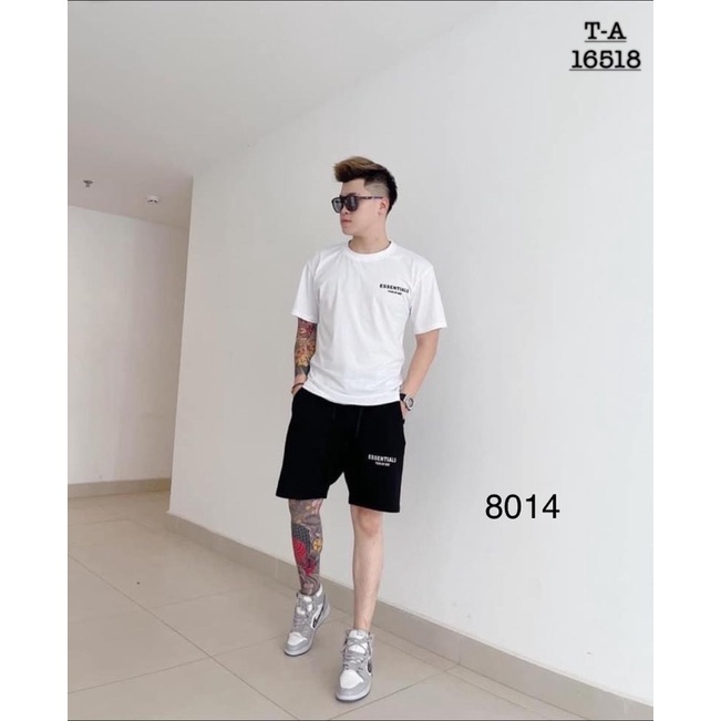 bộ ni cổ tròn in chữ ngực nổi cực đỉnh