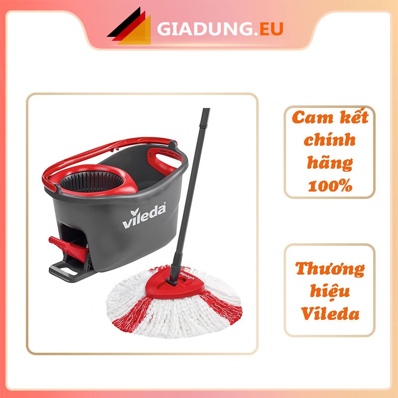 [NHẬP ĐỨC] CÂY LAU NHÀ VILEDA TURBO - TAM GIÁC