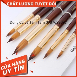 Bộ cọ đầu tròn Keep Smiling 6 cây mã 6120R