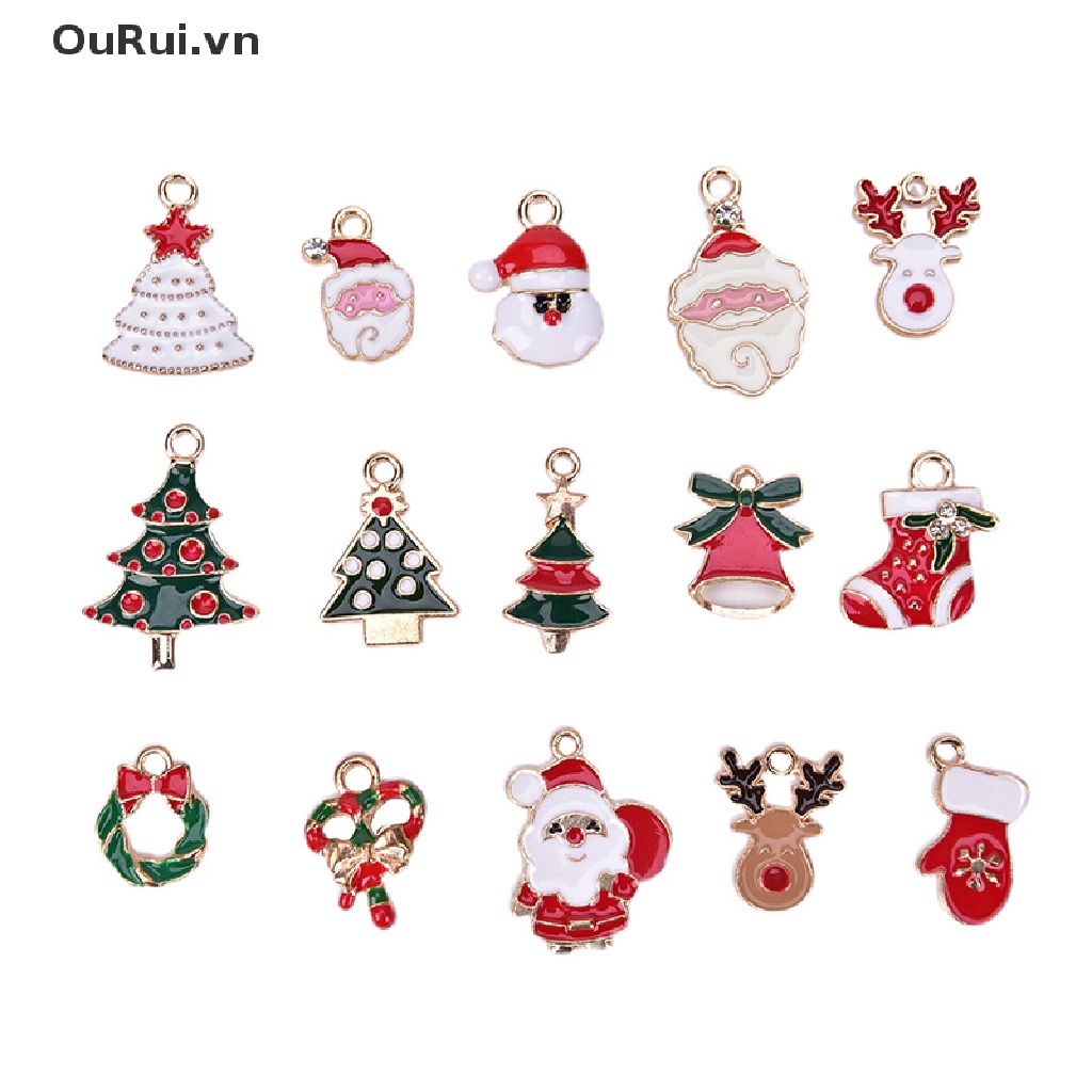 Bộ 30 tráng men hình giáng sinh ngộ nghĩnh