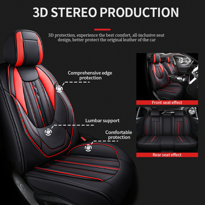 Đệm bọc bảo vệ ghế xe hơi SEAMETAL da PU phía trước/ sau có ngăn giữ đồ đa năng tiện lợi