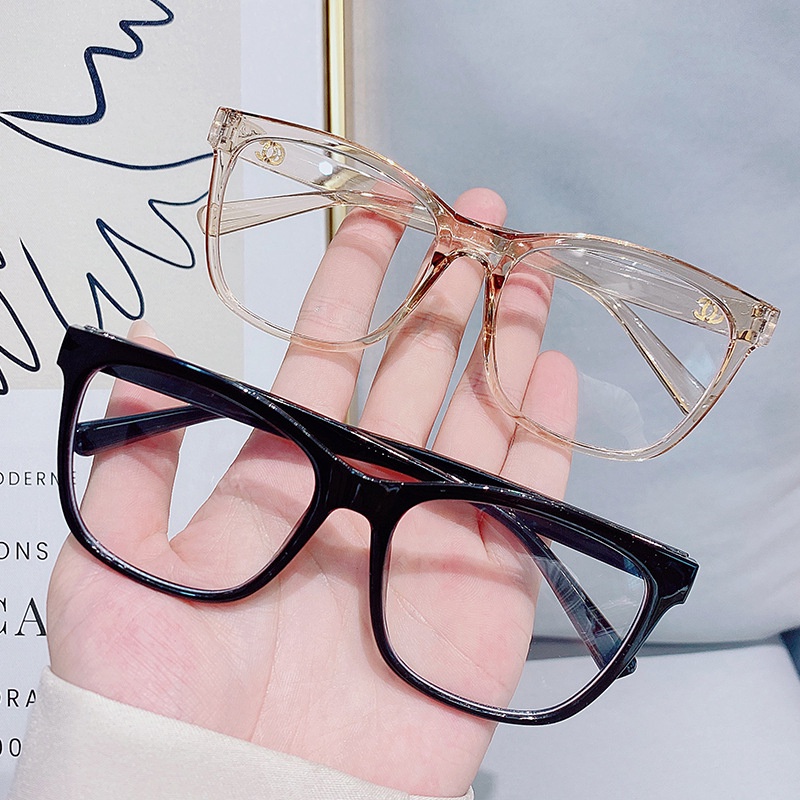 【0-600°】【Hàng Có Sẵn】Kính Cận Gọng Nhựa Chống Bức Xạ Ánh Sáng Xanh Dương Cho Nam Và Nữ