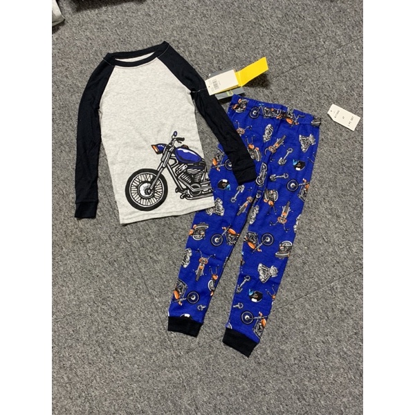 Bộ ngủ (sleepwear) bé trai xuất dư size 2y-5y (11-17kg)