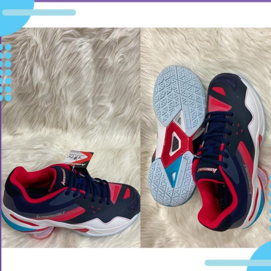 Giày cầu lông,bóng chuyền kawasaki k366 chính hãng dành cho nam đế kếp siêu bền