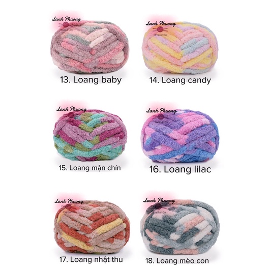 Len Chunky Miu Bông Siêu Mềm Mịn, Sợi To Ấm Cho Mùa Đông