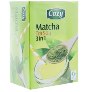 Hộp 18 gói trà matcha cozy 306gr