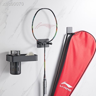 ✴❖◄thích hợp cho vợt cầu lông li ning hộ gia đình treo tường vợt tennis giá đỡ cầu lông vợt bảo quản móc perfor