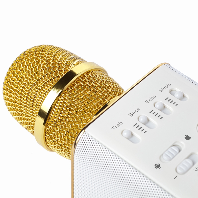 Micro Bluetooth Không Dây Q9 Hát Karaoke Ktv