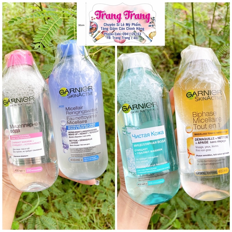 NƯỚC TẨY TRANG GARNIER MICELLAR CLEANSING WATER