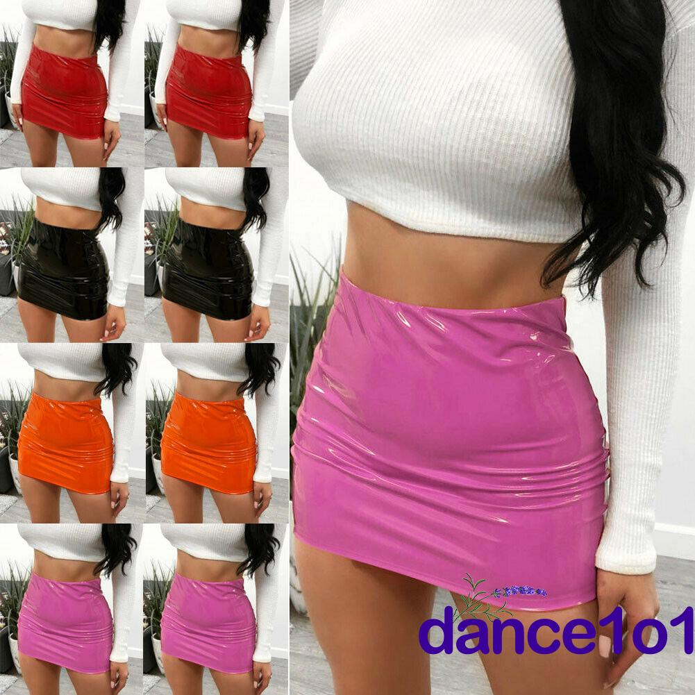 Chân váy da bó sát thời trang gợi cảm