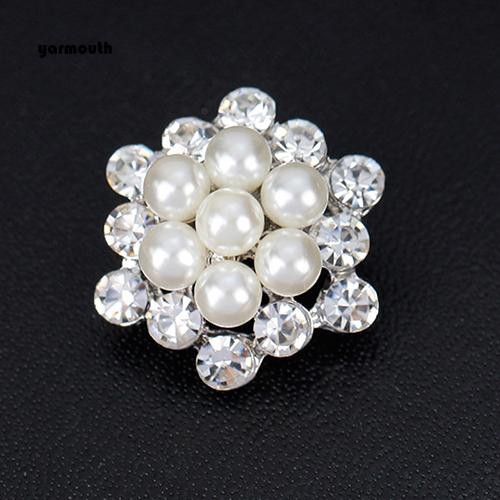Ghim Cài Áo Hình Hoa Đính Ngọc Trai Nhân Tạo Thời Trang