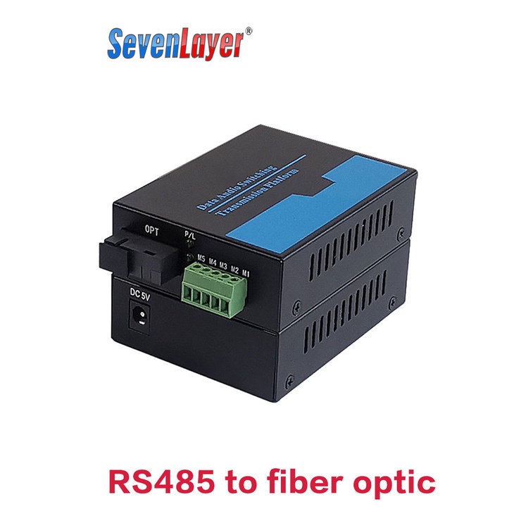 1 Cặp Đầu Chuyển Đổi Rs485 Sang Sợi Quang 20km Rs485 To Ethernet