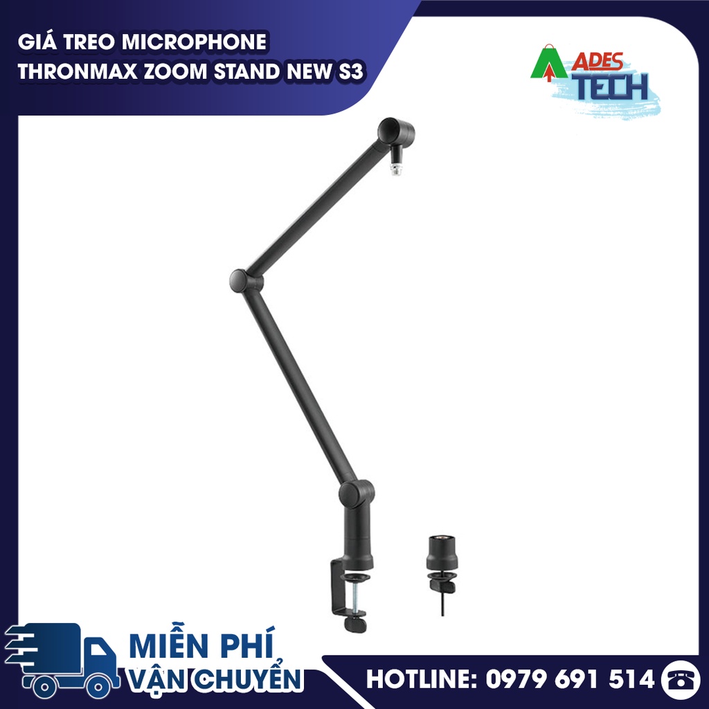 Giá Treo Microphone Thronmax Zoom Stand New S3 | Giá Treo Micro Khả Năng Xoay 360 Độ | Bảo Hành Chính Hãng 12 Tháng