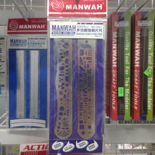 [NEW] Dụng Cụ Khắc: Bộ Bảng Kẻ Manwah MW4106/7 & MW4108/9