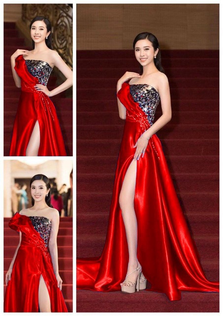 ĐẦM DẠ HỘI LƯỚI KIM SA KẾT PHA LÊ TREO