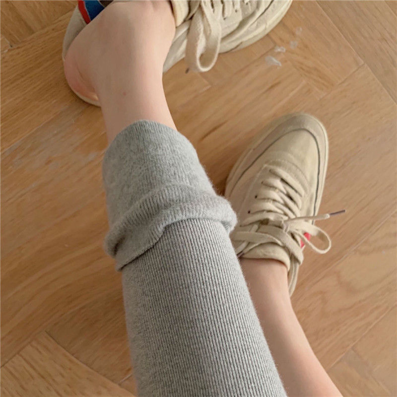 Quần Legging Vải Nhung Mỏng Ấm Áp Thời Trang Cho Nữ