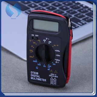 Portable Digital Multimeter Mini Pocket Ammeter Voltmeter Current Voltage Ohm Meter Battery Test
