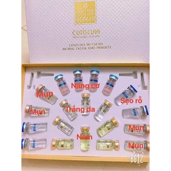 Tế bào gốc Cutiscura mờ mụn, trắng da, trẻ hoá, nám
