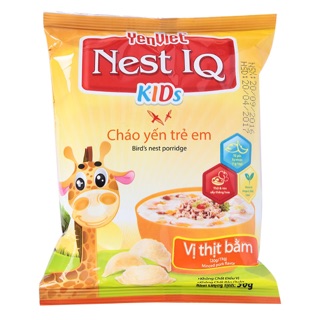 Cháo Trẻ Em Yến Việt Vị Thịt Bằm Nest IQ 50G