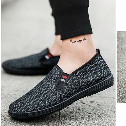 Giày Nam👟 Giày Lười  EJ 2020 nhẹ êm dùng cho cả nam và nữ hd13 đen | BigBuy360 - bigbuy360.vn