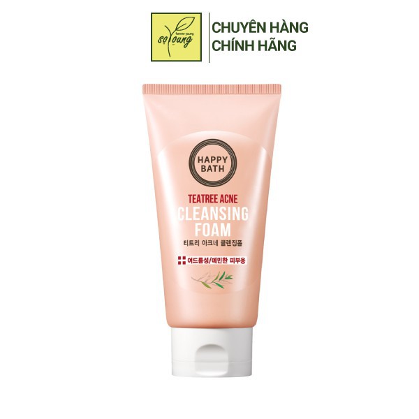 Sữa Rửa Mặt Soapberry Soft Whip Cleansing Foam Happy Bath Fresh 150g