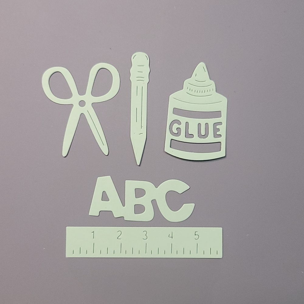 Khuôn Cắt Giấy Kim Loại Hình Văn Phòng Phẩm