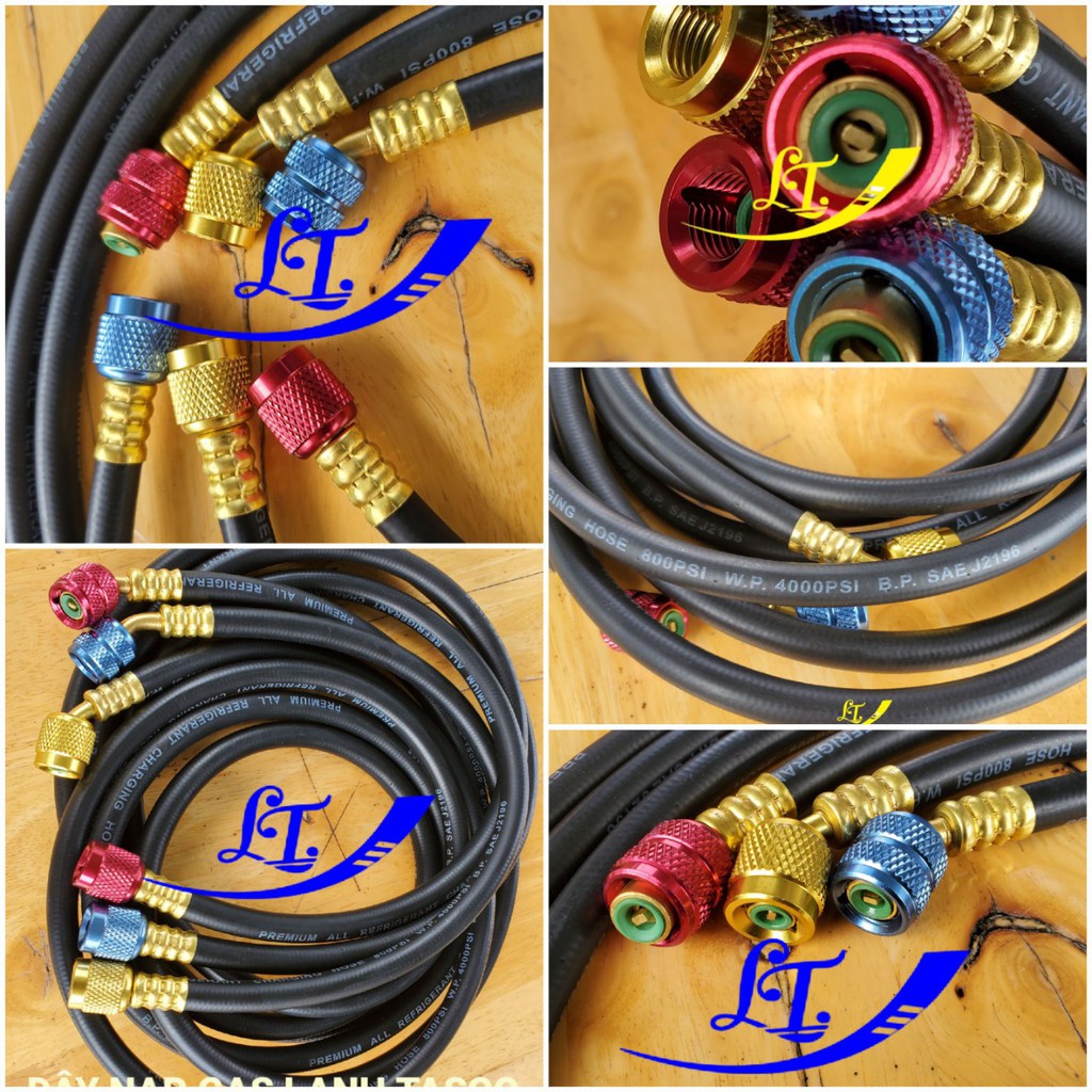 BỘ 3 DÂY GAS TASCO R 410, R 32 ( TB140 SM - HOSE ) DÂY GAS 410, 32 - HÀNG LOẠI 1 NÊN MUA