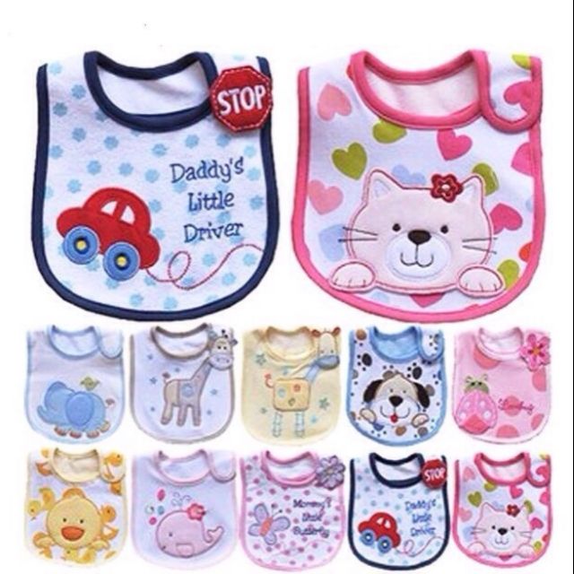 Yếm Dán Vai 3 Lớp Chống Thấm Cao Cấp Nhiều Mẫu