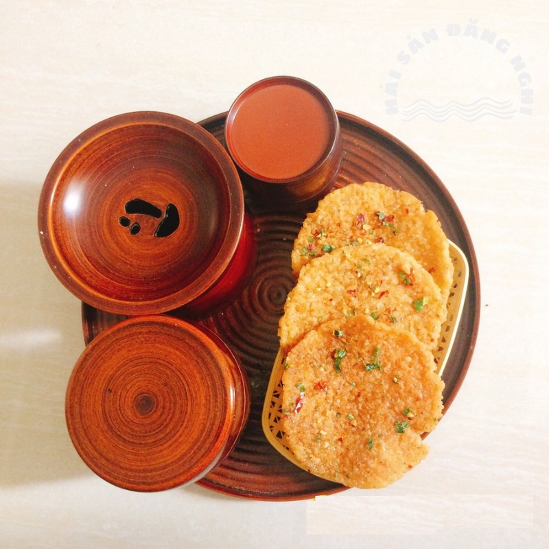 Cơm Cháy Chiên Mắm Hành Ớt Beo Béo Thơm Ngon Giòn Rụm Gói 3 Miếng Ít Vụn