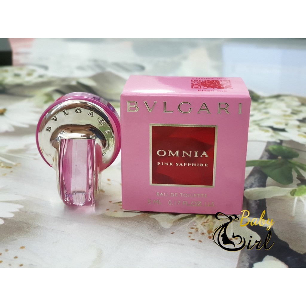 Nước hoa Bvlgari Omnia Pink Sapphire mini 5ml