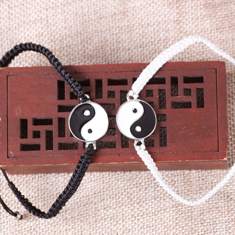 Flgo Set 2 Vòng Tay Dây Xích Thái Cực Quyền Phù Hợp Cho Mọi Người