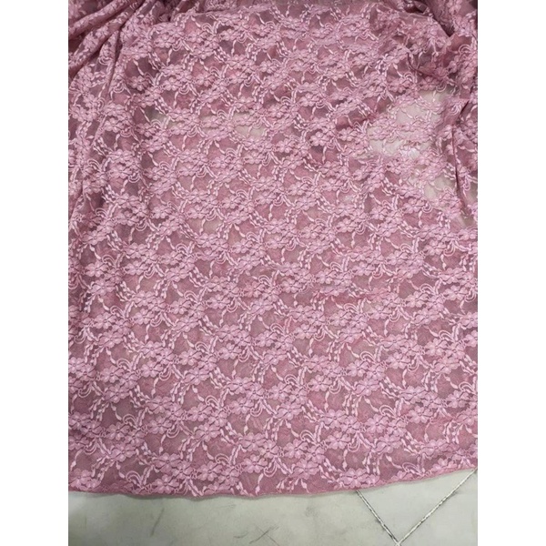 Vải ren chun  khổ 1.6m