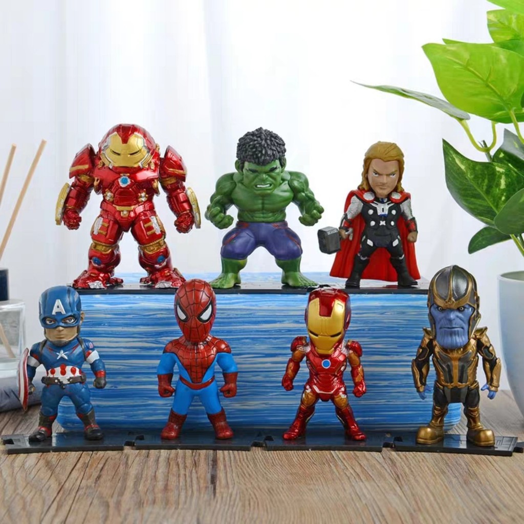 Mô Hình Nhân Vật Avenger Siêu Anh Hùng ( Cả 6 Em )