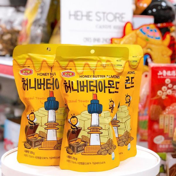 COMBO 2 Hạnh nhân bơ mật ong Hàn Quốc