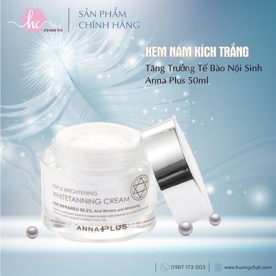 Kem Nám Kích Trắng Tăng Trưởng Tế Bào Anna Plus | Sáng Da, Mờ Nám Tàn Nhang, Giảm Nếp Nhăn Và Phục Hồi Da 50ml