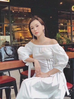 Đầm trễ vai