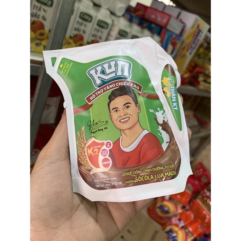 Thùng 24 bịch sữa KUN 110ml