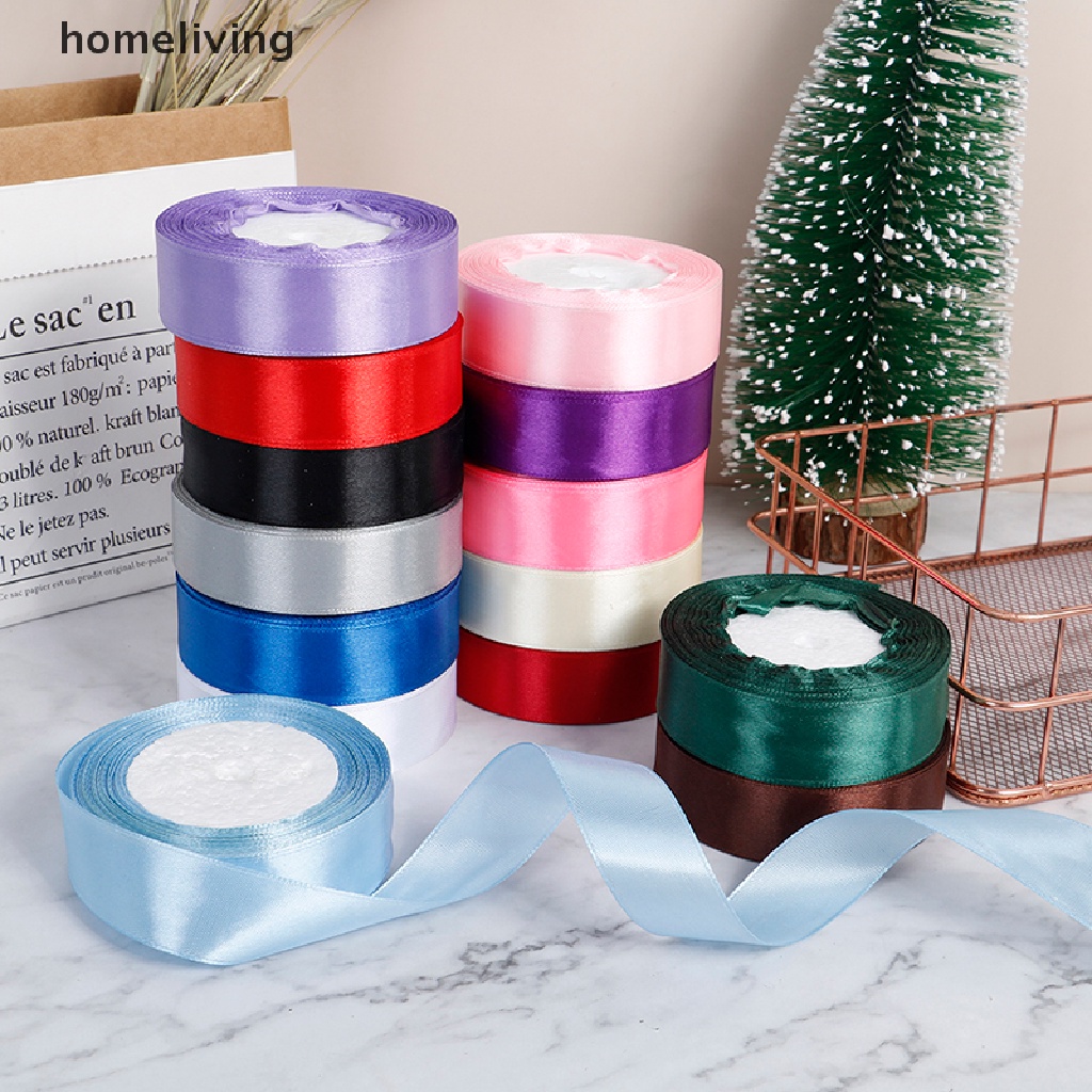Cuộn Ruy Băng Lụa Satin 22M / 2.5CM Dùng Gói Quà / Trang Trí Tiệc Cưới