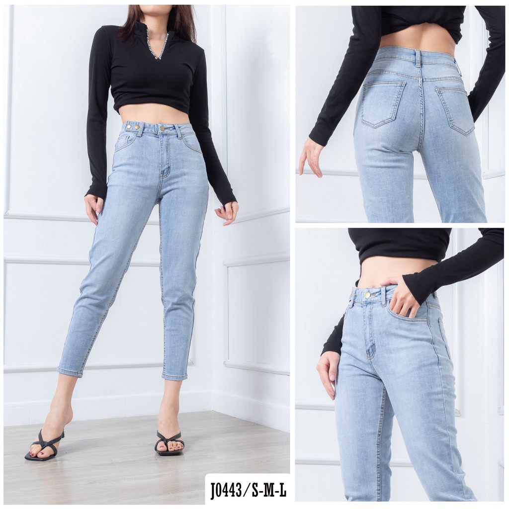 Quần Jean Baggy Màu Nhạt Lưng Siêu Cao J0443