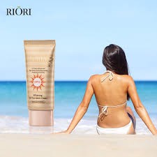 Mỹ phẩm Hàn Quốc - Kem chống nắng Whitening UV Sun Block Cream RIORI HANA - Kem chống nắng cao cấp