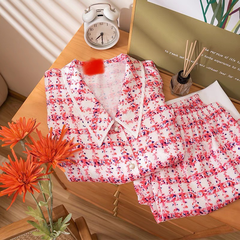 [FreeShip – Clip thật] Bộ ngủ pijama lụa tô châu tay dài cao cấp | BigBuy360 - bigbuy360.vn