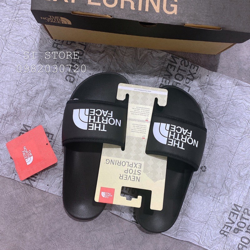 Dép The Northeface Đen Trắng